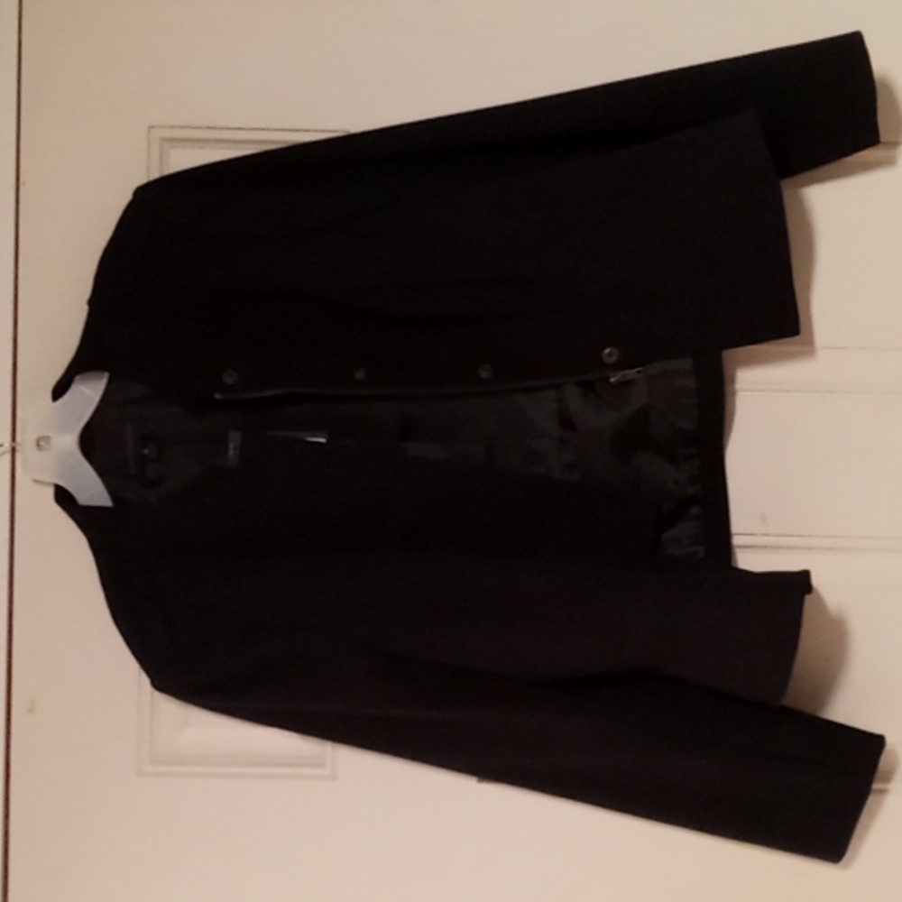 Worthington blazer, xl women's, nwt, peplum, zipper and button closure